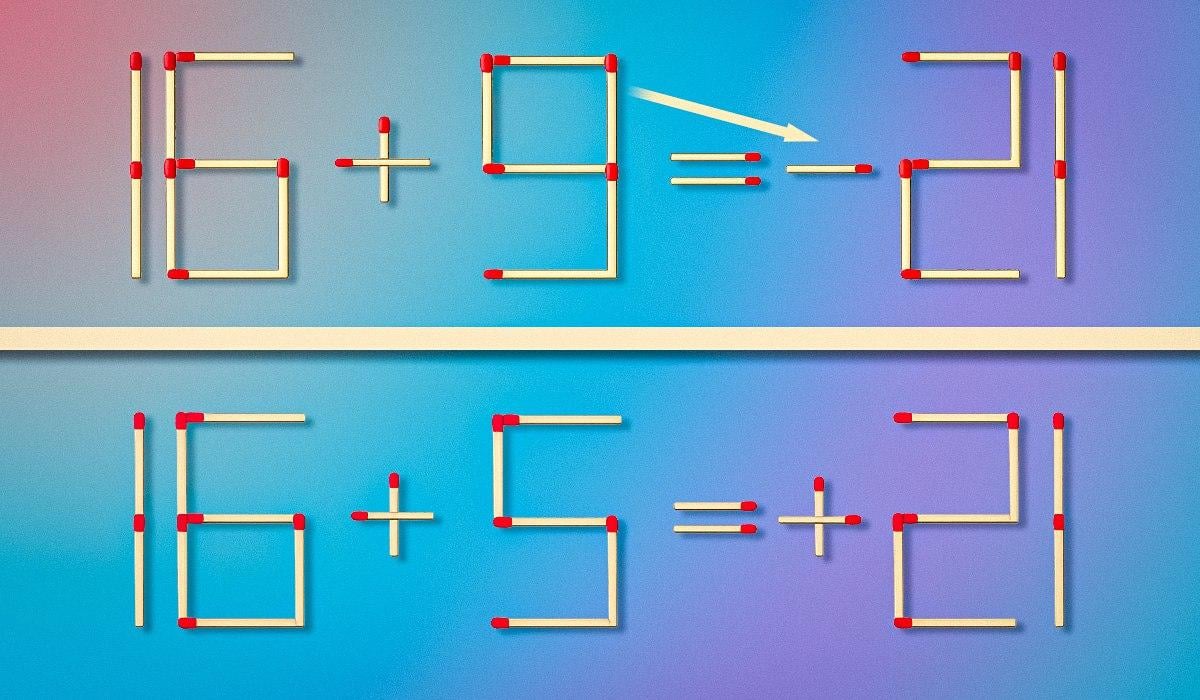 Hvilken tændstik skal trækkes for at rette op på ligheden: en hurtig test til at tjekke IQ