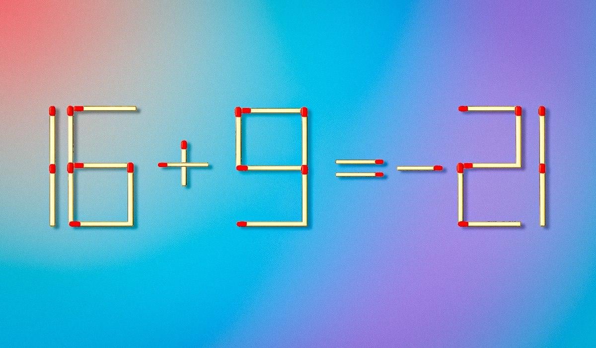 Hvilken tændstik skal trækkes for at løse ligheden: en hurtig test til at tjekke IQ