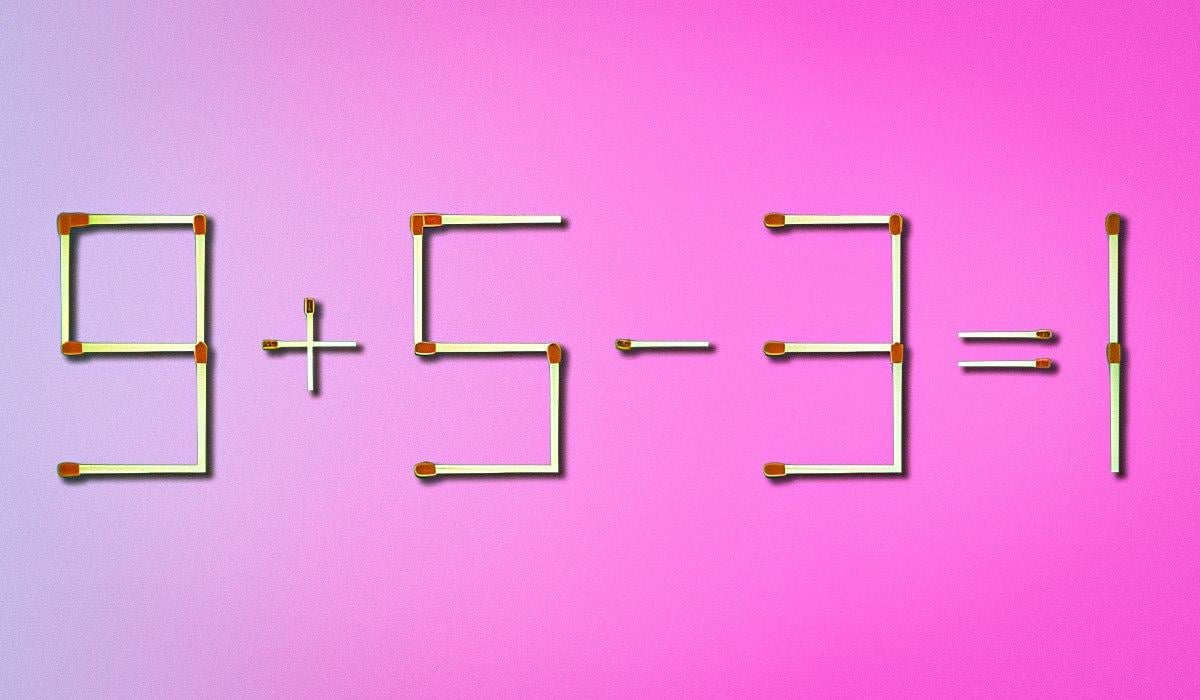 IQ-test: Du skal kun flytte én tændstik