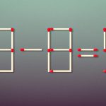 En udfordring for rigtige genier: Du behøver kun at trække et match. En udfordring for rigtige genier: Du behøver kun at trække