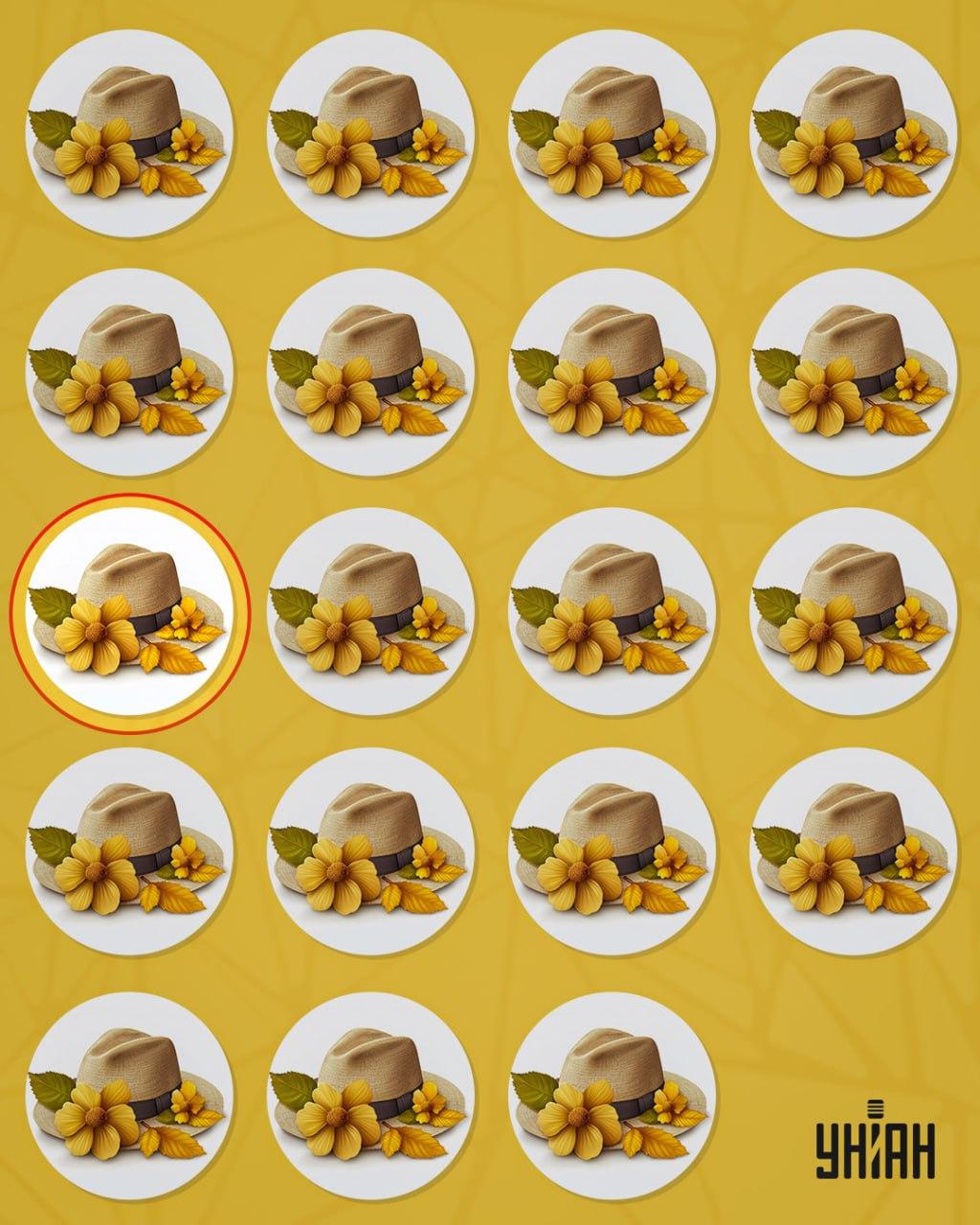 Den mærkelige hat adskilte sig fra de andre ved en lille detalje / Moje collage