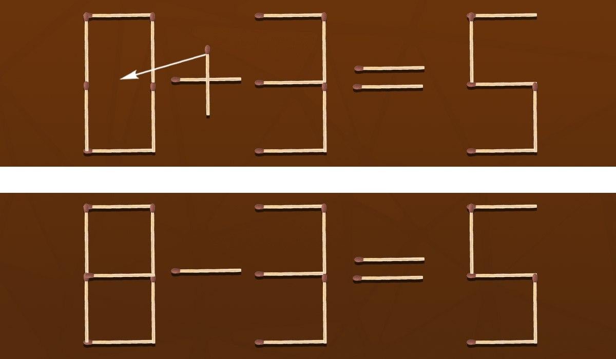 IQ-test: Du behøver kun at vende én tændstik